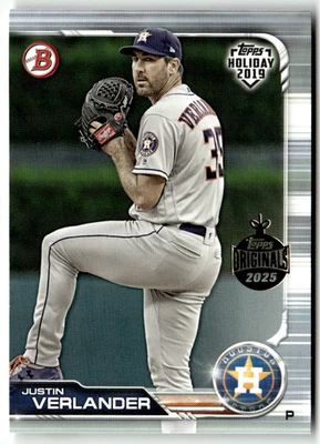 2019 Topps Bowman MLB Baseball No. TH-JV Justin Verlander Holiday 2019 - Bild 1 von 2