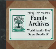 Family Tree Maker's Family Archives World Family Tree Super Bundle IV