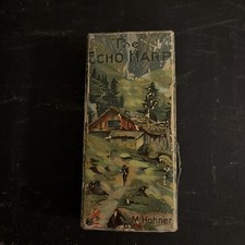 M. Hohner Vintage Echo Harp Harmonica 56/96 M 2-Key C/G 2-Sided Made In Germany