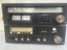 Sharp SM-1122 + ST-1122 Impianto Hi-Fi Stereo Vintage Anni 70 Amplificatore + Tu