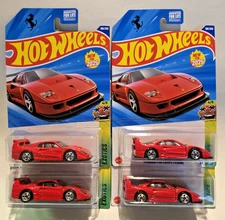 Hot Wheels Ferrari F40 Competizione - 2025 HW Exotics 4/5 - Lot of 4 Ships Free!