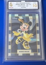 MGC Grade 10 : Disney Aura Kakawow : Minnie Mouse Plaid Card /225 AD-AP-02 Rare
