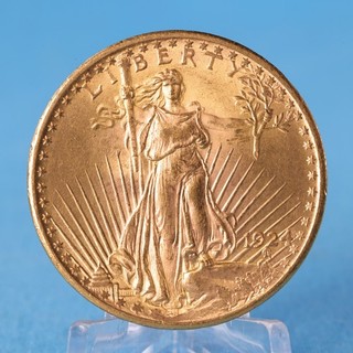 USA 20 $ 1924 Saint Gaudens Double Eagle (4.) 33 43 Gramm 900 Gold Vz