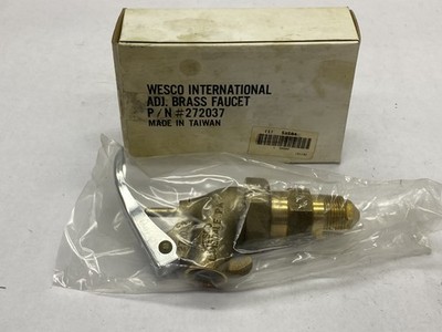 NEW Wesco 3/4  NPT Industrial Heavy Duty Brass Faucet 272037