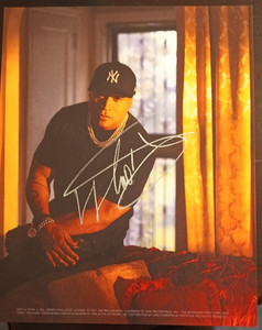 L L Cool J Signed 8 x 10 Album Insert 