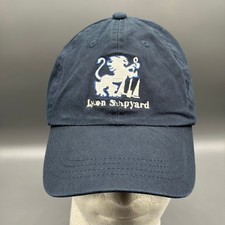 Cappello Berretto Baseball Uomo Lyon Shipyard Port & Company Regolabile Logo Blu Navy