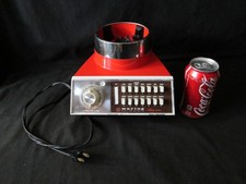 Vintage Waring Solid State Futura 1000 Mixer ~ Retro rot ~ ohne Glas
