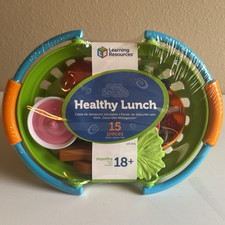 Learning Resources New Sprouts Healthy Lunch Toy Grocery Set 15pc 18M-3Y