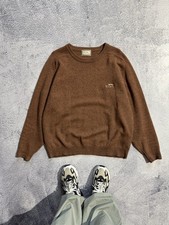 Thomas Burberry vintage sweater 100 Lambswool knitwear men's L 90 Sweatshirt