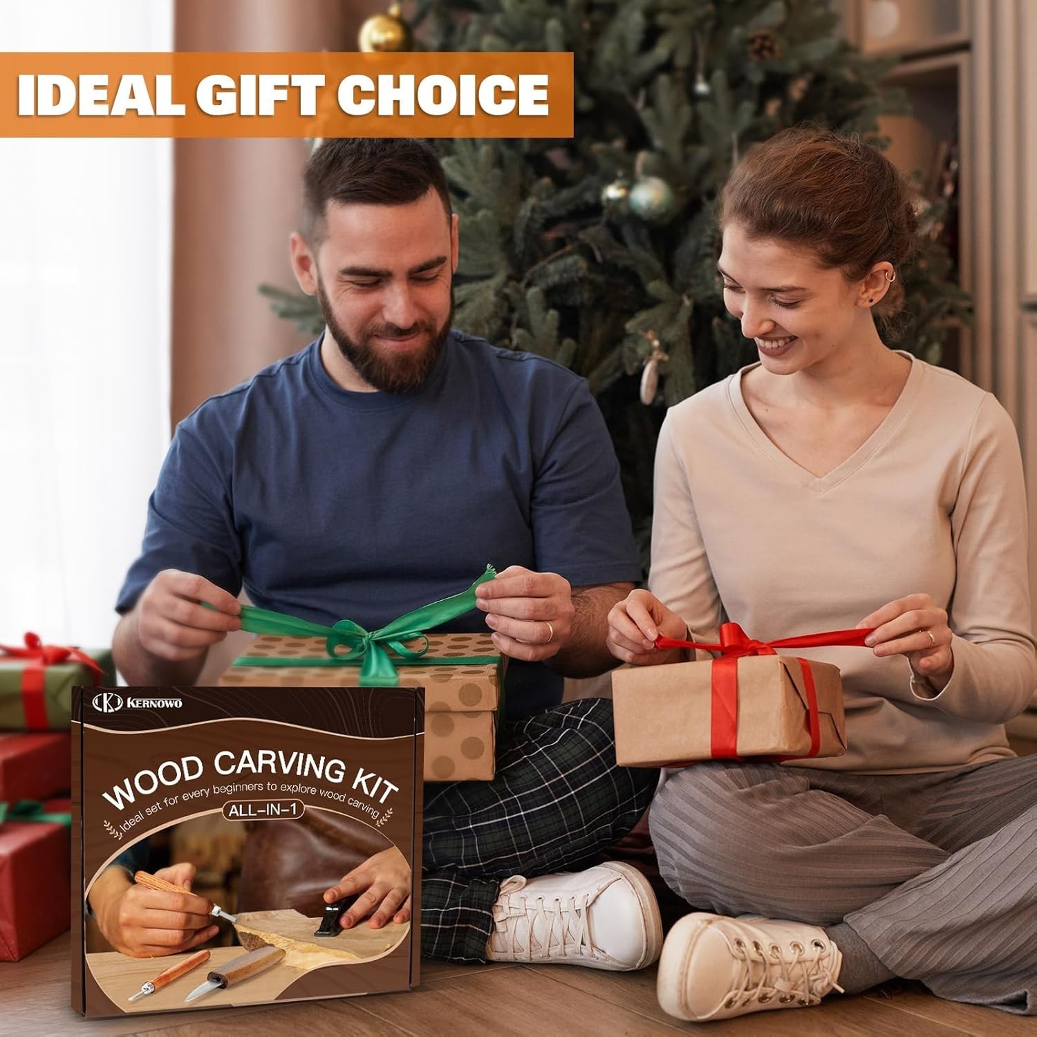 Wood Carving Kit, 32Pcs Wood Carving Tools, Professional Whittling Knife Set, Wo