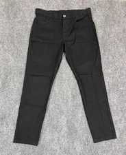 Greyson  Golf  Pants Black  Straight LEG Cotton/Elastane Men's Size 33 X 32