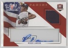 2015 Panini USA Baseball Jersey Signatures 95/99 Reggie Lawson #12 Auto 0af