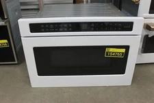 GE Cafe CWL112P4RW5 24" Matte White Built In Microwave Drawer NOB #154765