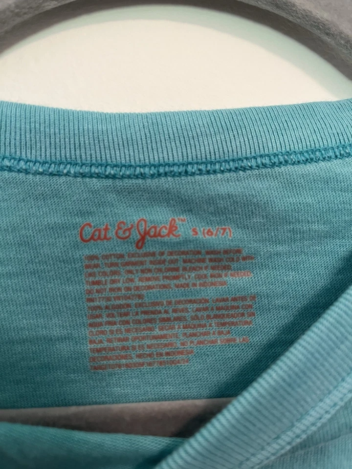 OBJETIVO Cat & Jack: Niños Talla: S (6-7): Camisa Surfs Up Azul - NUEVA CON ETIQUETAS Foto 3 de 4