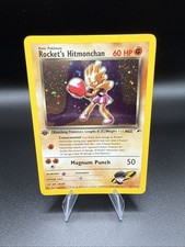 Pokemon TCG Gym Heroes 1st Edition Rocket’s Hitmonchan Holo Rare 11/132 NM on eBay