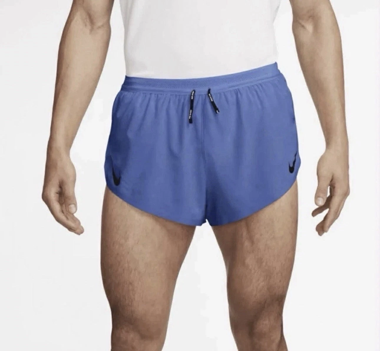 Nike Aeroswift 2" Dri-Fit ADV Running Shorts Comet Blue Men's Large L FN3349-411