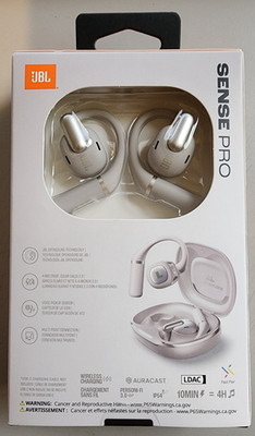 JBL Sense Pro Over Ear Wireless Headphones - White