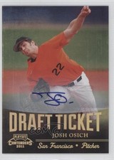 2011 Playoff Contenders Draft Tickets Signatures Josh Osich #DT60 Auto 2u8