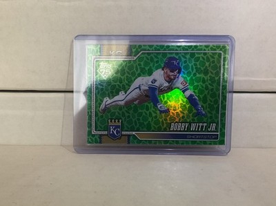 2026 Topps Series 1 Bobby Witt Jr Egg Tin Exclusive Green Parallel #205KC Royals