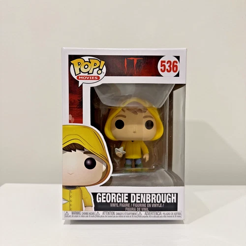 Funko Pop Movies IT Georgie Denbrough #536 Holding Boat Vinyl Figure w/ Box