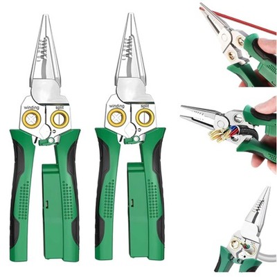 1/2 Pack Wire Strippers Wire Stripping Tool Electrical Pliers For Electrician
