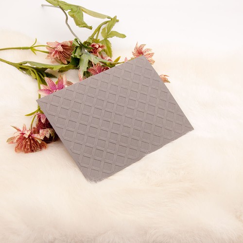 Grid Net Frame Plastic Embossing Folders Dies Stencil Template Art Flower Grain - Picture 19 of 67