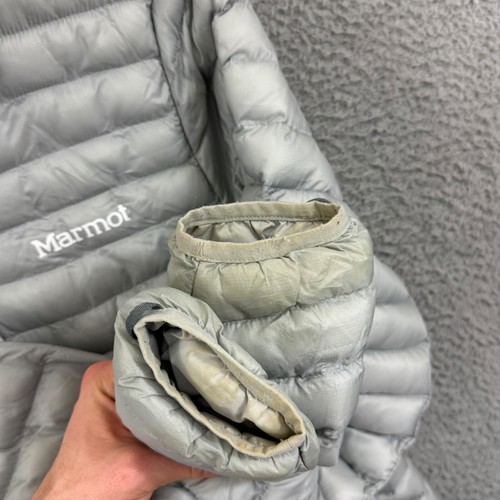 Marmot Echo Featherless Jacket Women’s Large Gray Puffer Quilted Zip Thinsulate - Picture 6 of 16