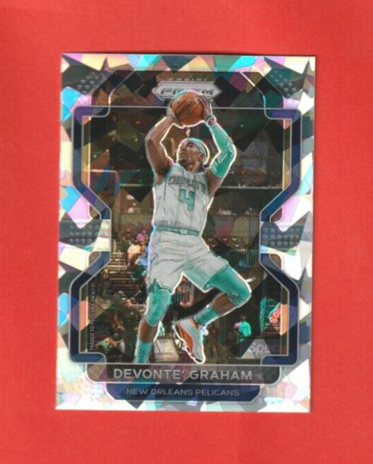 2021-22 Panini Prizm ICE PRIZM # 184 Devonte' Graham NEW ORLEANS PELICANS