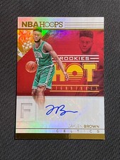 JAYLEN BROWN 2016 Panini NBA Hoops Auto Hot Signature Rookies RC #2 MVP