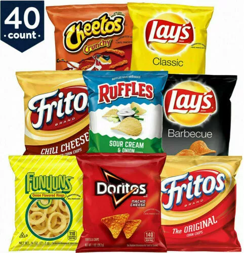 FRITO LAY PARTY MIX VARIETY PACK 40 COUNT BRAND NEW EXPEDITED SHIPPING - Picture 1 of 1