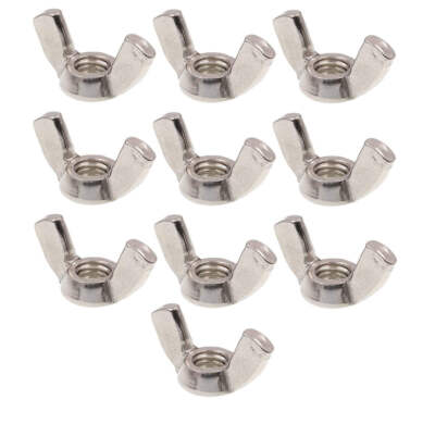 8-32 Grade 18-8 Stainless Steel Cold-Forged Wing Nuts (25-Pack