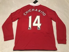 MANCHESTER UNITED CHICHARITO SOCCER JERSEY MEXICO AMERICA CHIVAS REAL MADRID USA