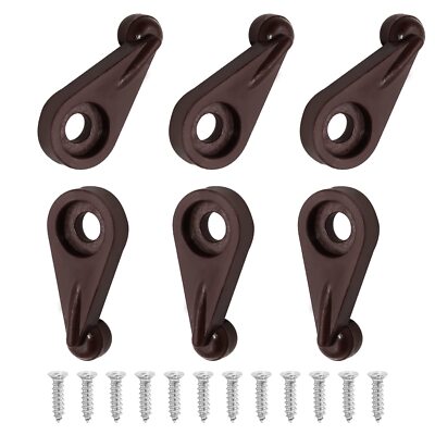 60 Pcs Glass Window Retainer Clips Kit Cabinet Panel Bracket with Screws