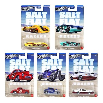 HOT WHEELS SILVER SERIES SALT FLAT RACERS SCALE 1:64 DIECAST ASST