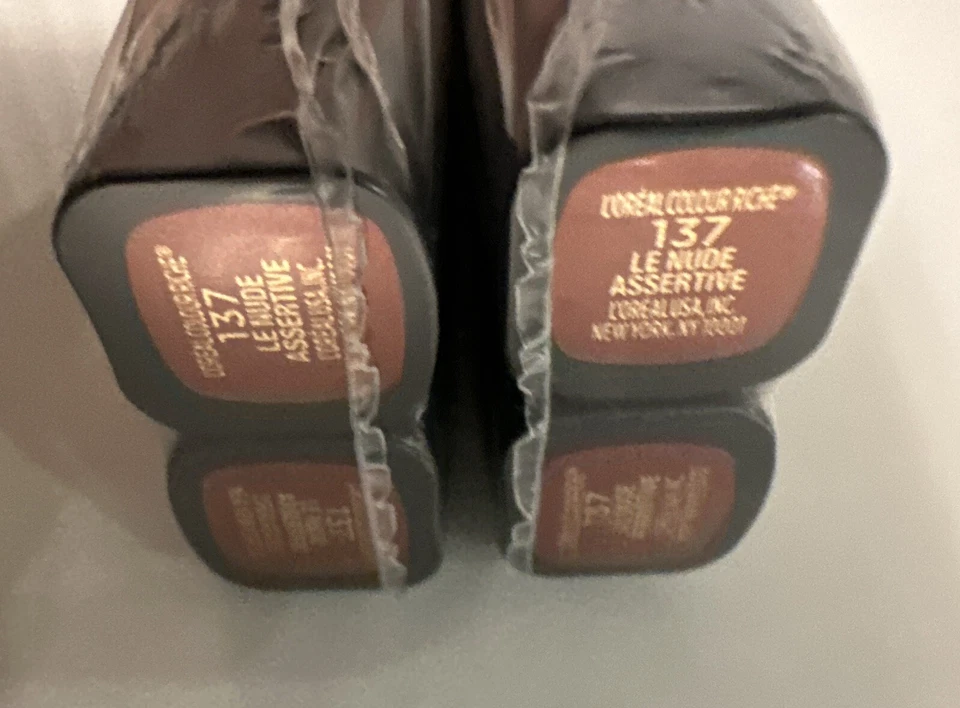 4 PACK -L'Oreal Colour Riche Intense Volume Matte Lipstick~#137 Le Nude Resili - Image 2 of 4