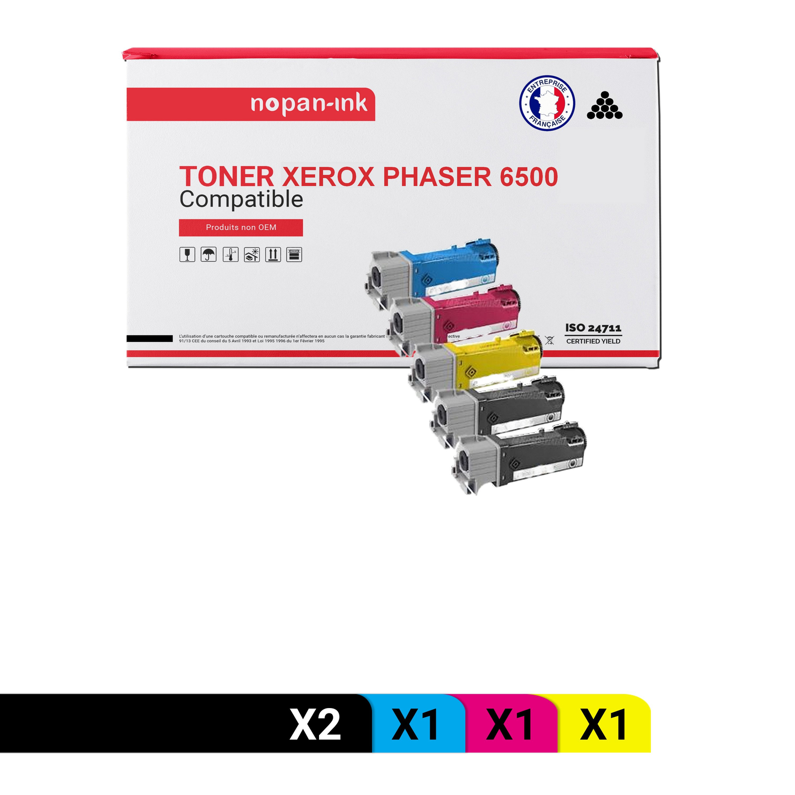Toner XEROX 106R01597 compatible NOPAN-INK idéal pour le télétravail productif