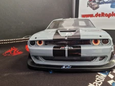 HELLFIRE 1/7 SCALE CLEAR RC CAR BODY for Infraction Limitless Felony VTE2 - 8517