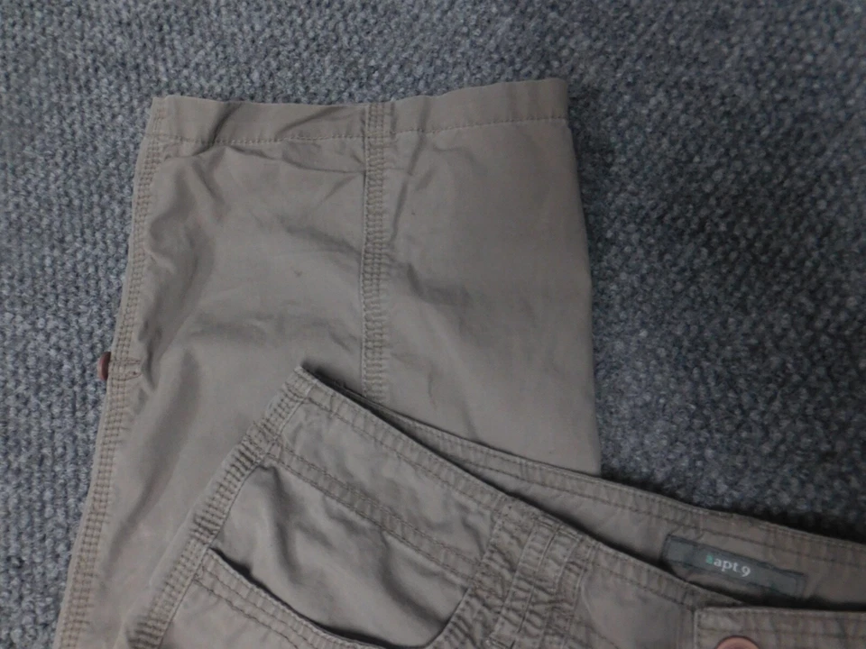 Apt.9 женские брюки 12 коричневый прямой платье официальный - Изображение 3 из 4