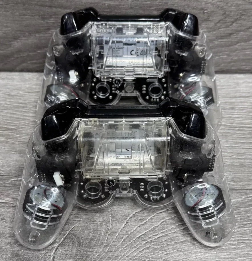 PARTS/REPAIR! PDP Afterglow Sony PlayStation 3 PS3 Wireless Controller Lot Red? - Image 2 of 4