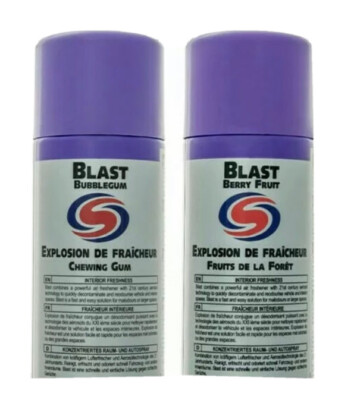 2 x Autosmart Blast Lufterfrischer - BUBBLEGUM & BERRY Auto/Haushalt 