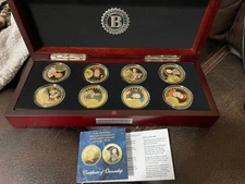 The Historic British Sovereign  200th Aniv  8 Pc Proof Coin Bradford Exchange