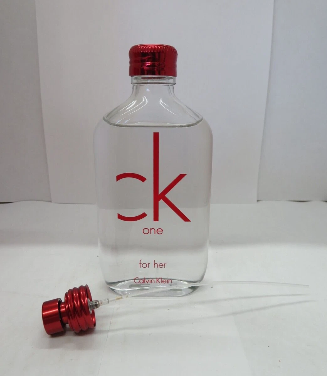 CK One Red Edition For Her by Calvin Klein Eau De Toilette Spray 3.4 Oz  UNISEX