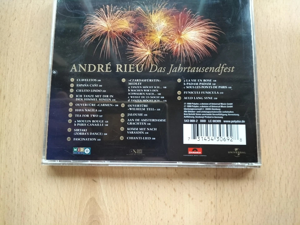 CD André Rieu Das Jahrtausendfest - Bild 2 von 3