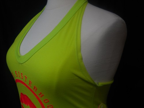 ZUMBA SISTERHOOD LOOSE HALTER TOP GREEN Size XL NWT (B175) - Picture 5 of 7