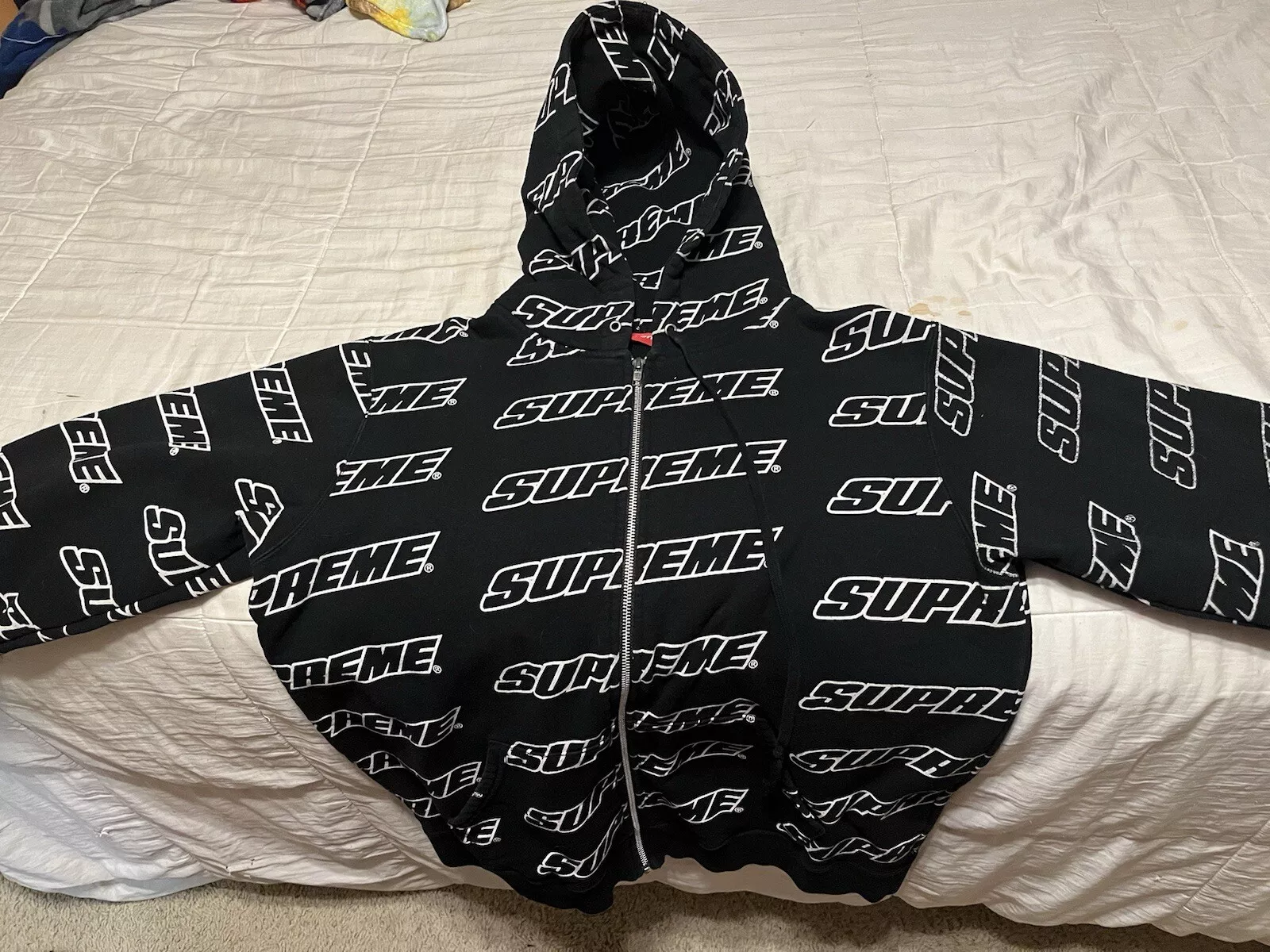Veste zippée Supreme Repeat