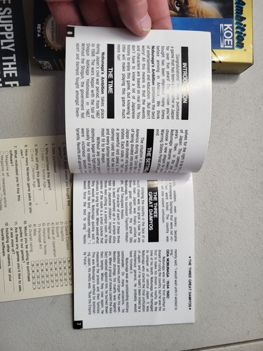 NOBUNAGA'S AMBITION Nintendo NES Completo En Caja con Póster Mapa Manual Registro - Imagen 4 de 16