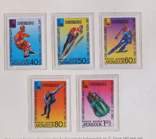 GANZE WELT 1980 Olympische Spiele, XF POSTFRISCH/** SAMMLUNG, Sets + Blätter + Broschüren Sport Russland - Bild 7 von 9