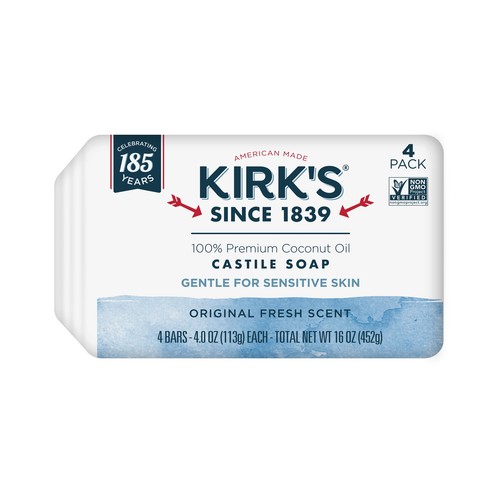 Sapone da bar di Castiglia - realizzato con olio di cocco premium, profumo fresco originale, 4 once Ba - Foto 2 di 12