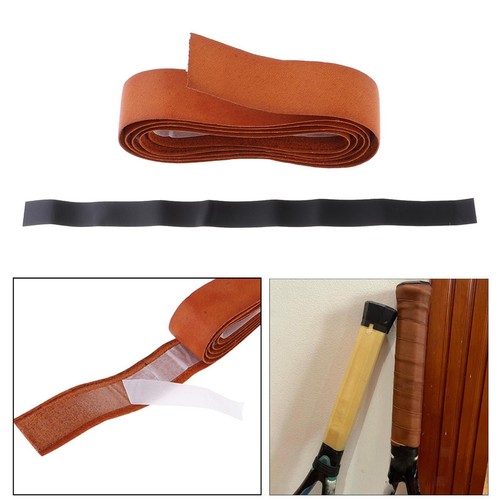 Leather Racquet Grip Tennis Racket Tape Brown - Picture 5 of 7