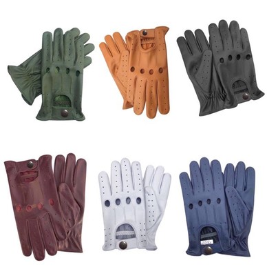 Homme en Gants Cuir Conduire Gants Style Haute Qualit/é en Bordeaux